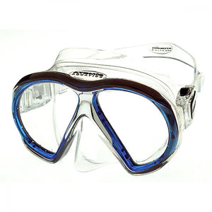Image Of - Atomic Aquatics Sub Frame Masks - Atomic Clear w/ Blue