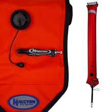 Load image into Gallery viewer, Image of Halcyon Super Big Diver's Alert Marker, 6' (1.8 m) long, closed circuit Orange