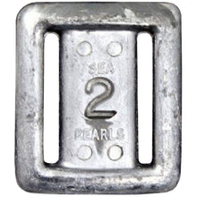 Load image into Gallery viewer, Photo of - 2 LB Uncoated Lace Thru Weights - Scubadelphia DiveSeekers.com