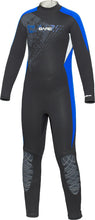 Load image into Gallery viewer, Photo of - BARE 7/6mm Manta Full Wetsuit Youth - Scubadelphia DiveSeekers.com