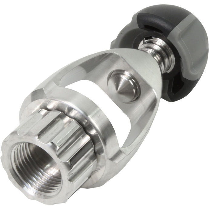 Image Of - Atomic Aquatics Din To Yoke Adapter (Screw-On Adapter Includes Yoke) Stainless