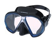 Load image into Gallery viewer, Image Of - Atomic Aquatics Sub Frame Masks - Atomic Black w/ Royal Blue