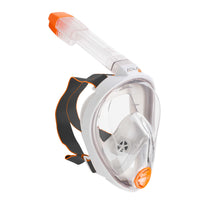 Load image into Gallery viewer, image of Ocean Reef ARIA JR Full Face Snorkeling Mask White/ Clear Opaque XS