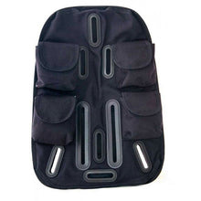 Load image into Gallery viewer, Image Of - OMS Back Pad (lb Pockets) Black