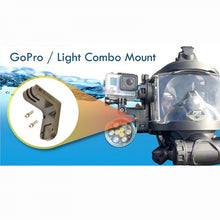 Load image into Gallery viewer, Image Of - GoPro / Light Combination Mount for Accessory Rail System

