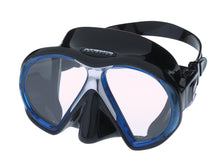 Load image into Gallery viewer, Image Of - Atomic Aquatics Sub Frame Masks - Atomic Black/Blue
