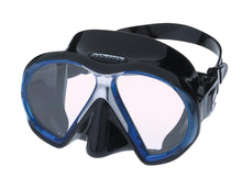 Load image into Gallery viewer, Image Of - Atomic Aquatics Sub Frame Masks - Atomic Black/Blue