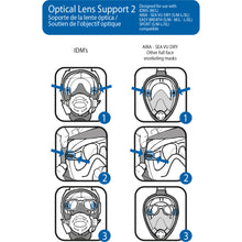 Load image into Gallery viewer, image of Ocean Reef Optical Lens Support 2.0 Black