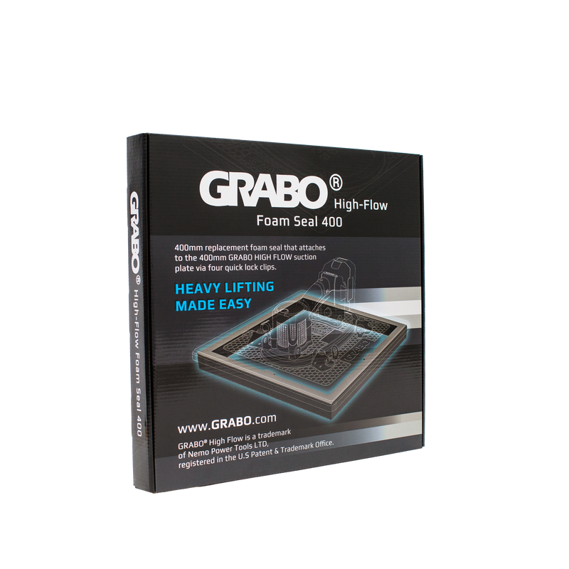 Load image into Gallery viewer, GRABO HighFlow Foam Seal 400, 16x16in Pad, Holds 242 lb
