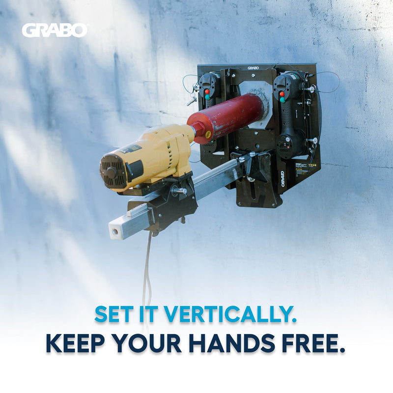 Load image into Gallery viewer, GRABO Bore Mount Core Drill Holder, Two-Cup
