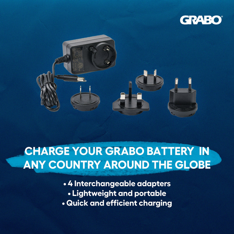 Load image into Gallery viewer, GRABO International 14.8V Battery Charger, Worldwide Plug
