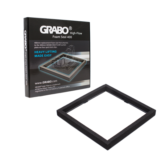 GRABO HighFlow Foam Seal 400, 16x16in Pad, Holds 242 lb