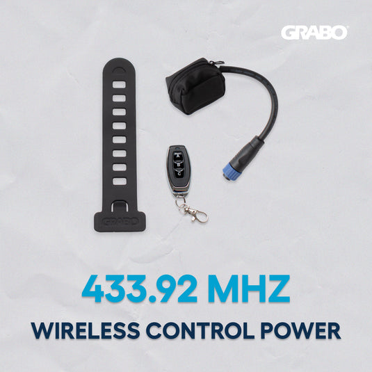GRABO HighFlow Wireless Remote Keyfob, 30m Range