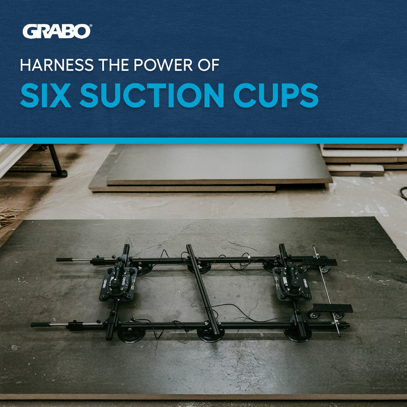Load image into Gallery viewer, GRABO Panel Pro Kit with 2 V2 Suction Gripsters, 6 Cups, 440 lb
