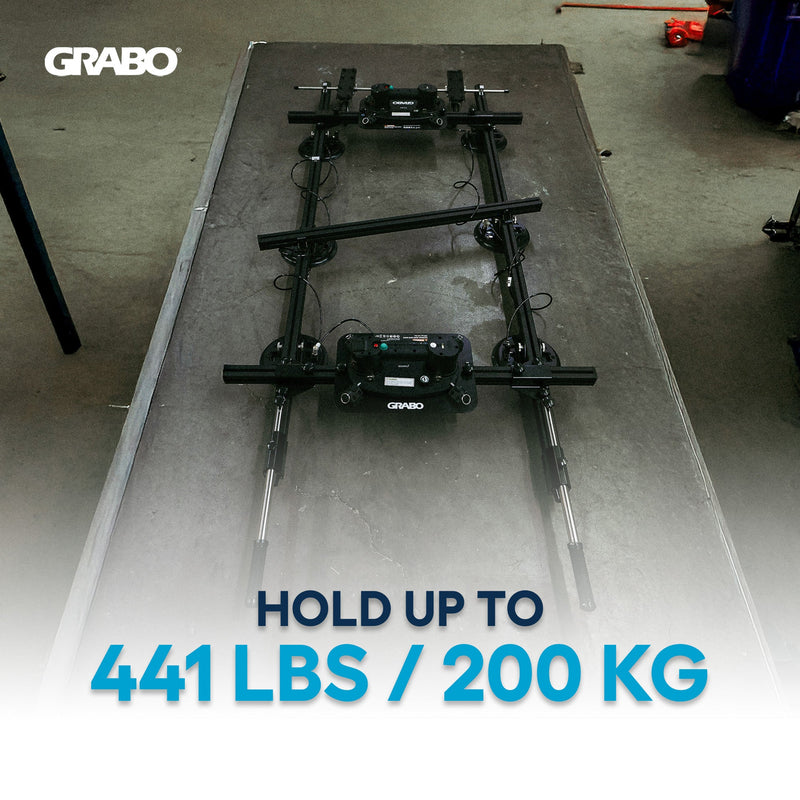 Load image into Gallery viewer, GRABO Panel Pro Kit with 2 V2 Suction Gripsters, 6 Cups, 440 lb
