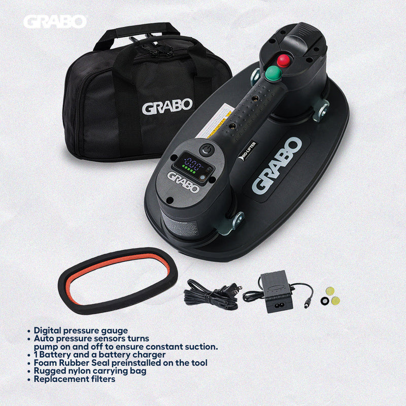 Load image into Gallery viewer, GRABO Pro Lifter 20 Cordless Vacuum Suction Gripster up to 375 lb
