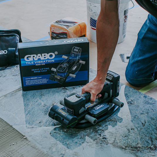 GRABO Tile Vibration Attachment for Thinset Setting