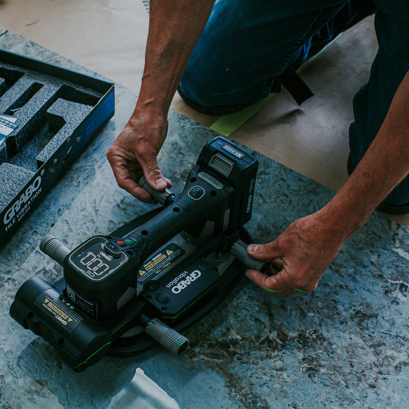 Load image into Gallery viewer, GRABO Tile Vibration Attachment for Thinset Setting
