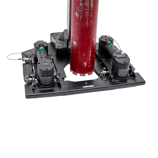 GRABO Bore Mount Core Drill Holder, Two-Cup