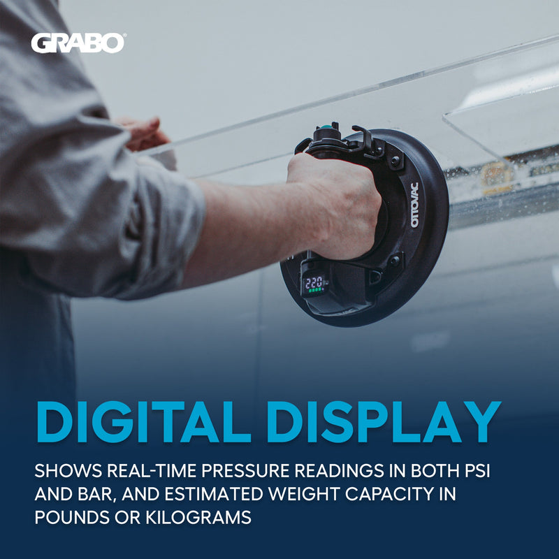 Load image into Gallery viewer, OTTOVAC Digital Smart Suction Gripster with Pressure Display, 220 lb
