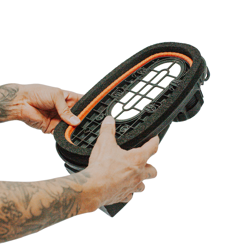 Load image into Gallery viewer, GRABO HighFlow Oval Open Cell Foam Seal, 75 lb
