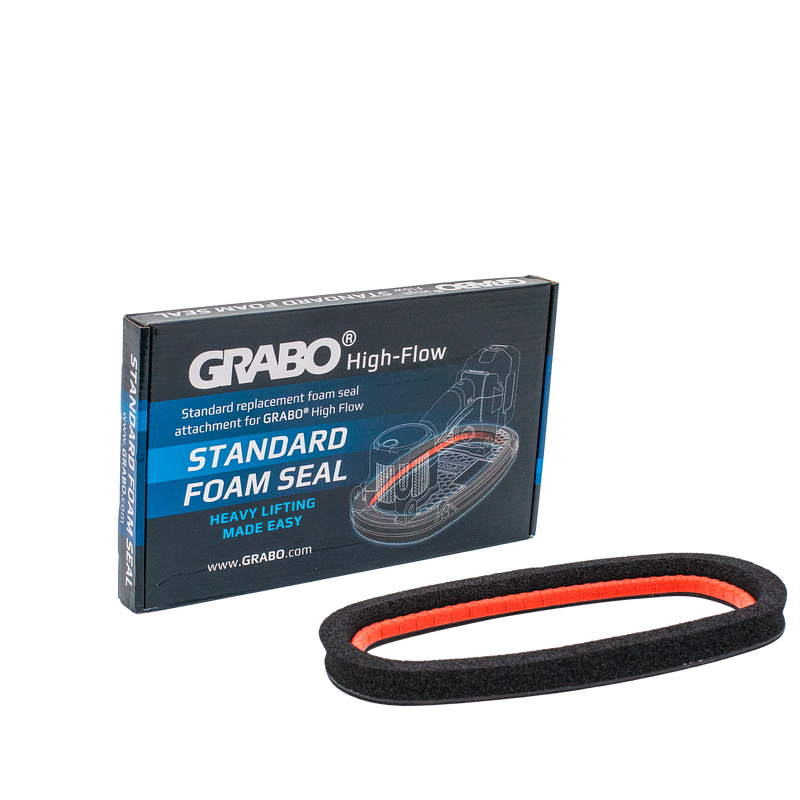 Load image into Gallery viewer, GRABO HighFlow Oval Open Cell Foam Seal, 75 lb

