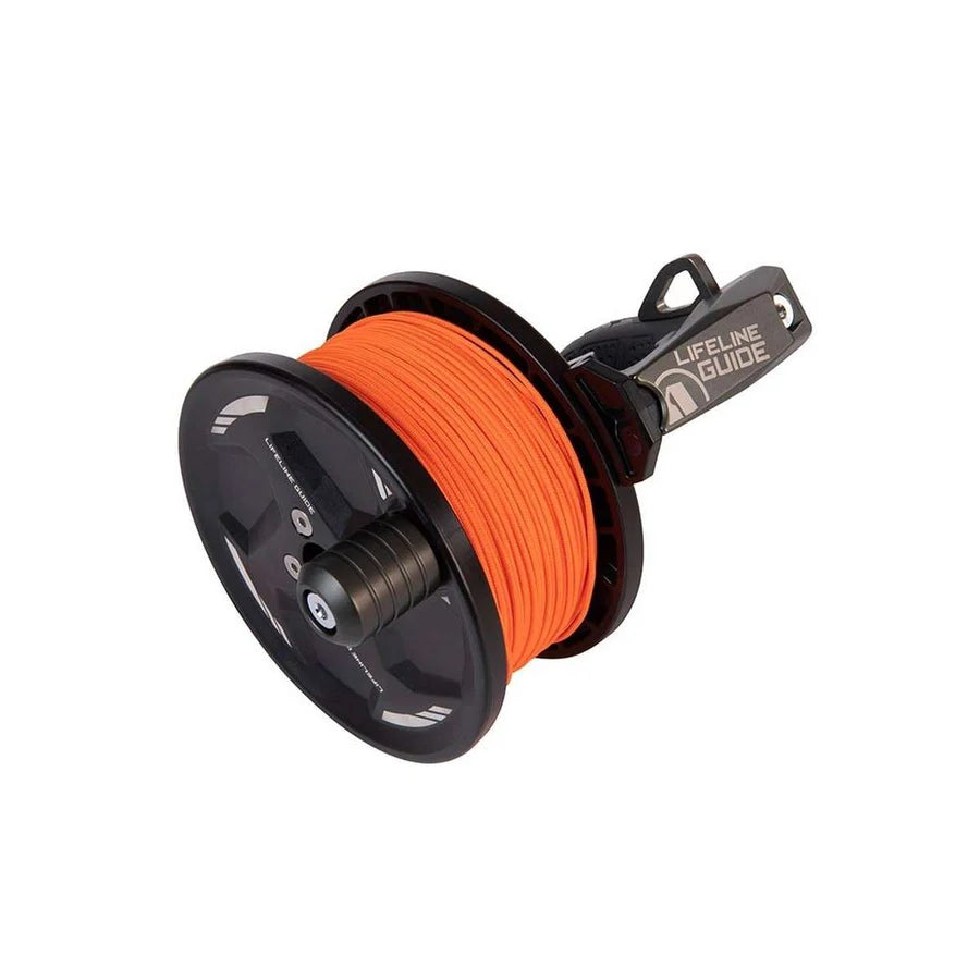 Apeks Lifeline Guide Reel, 120 meters, Grey