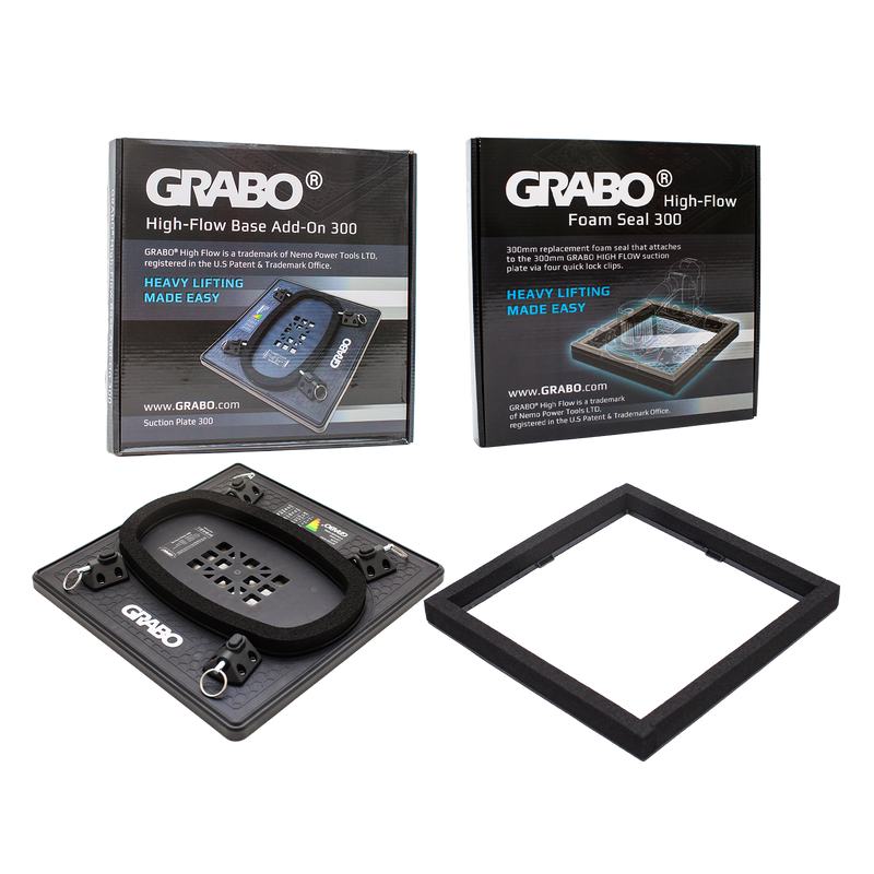 Load image into Gallery viewer, GRABO HighFlow Suction Plate 300 and Foam Seal Kit, 150 lb
