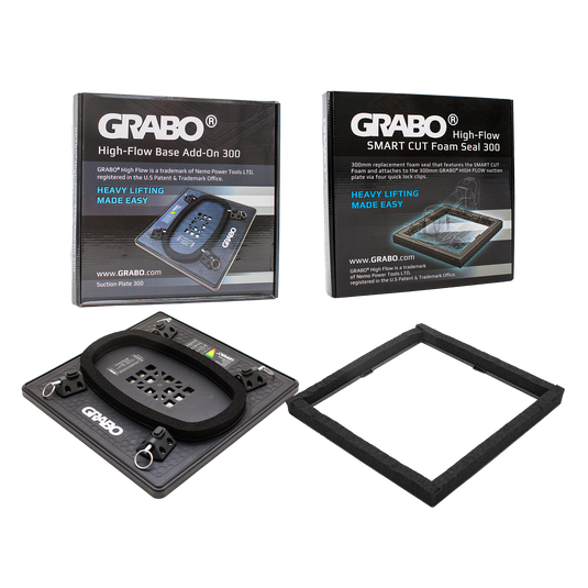 GRABO HighFlow Plate 300 and Smart Cut Seal Kit, 150 lb