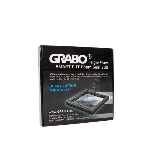 GRABO Smart Cut Foam Seal 300 for Textured Pavers, 150 lb