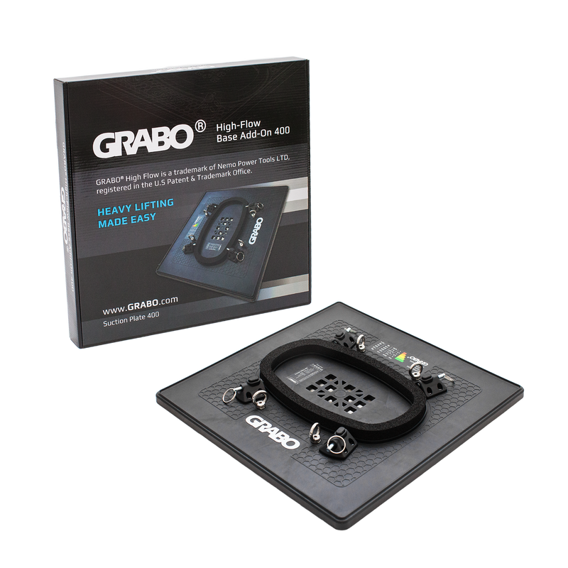 Load image into Gallery viewer, GRABO HighFlow Suction Plate 400, 16x16in, 242 lb
