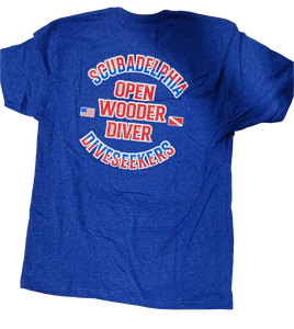 Scubadelphia T Shirts Blue