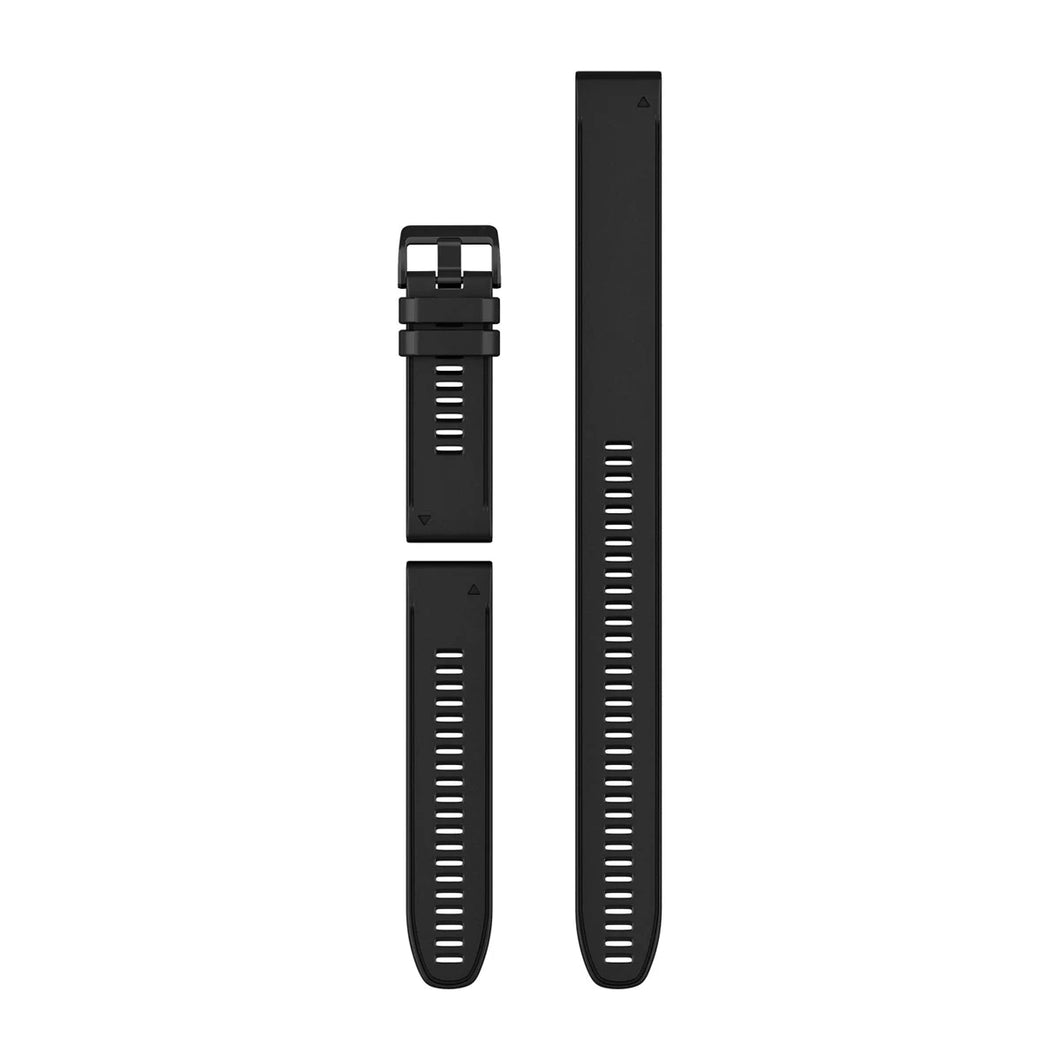 GarminQuickFit® 26 Watch Bands  Black Silicone (3-piece Dive Set)