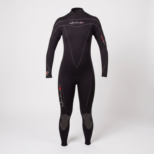 Full-length black wetsuit for rental
