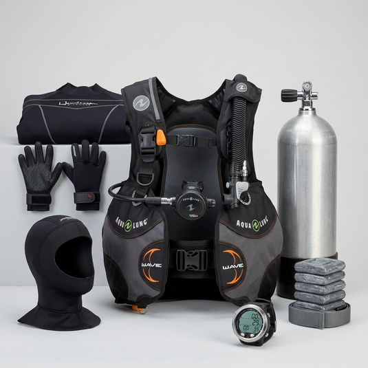 Student full scuba equipment rental package