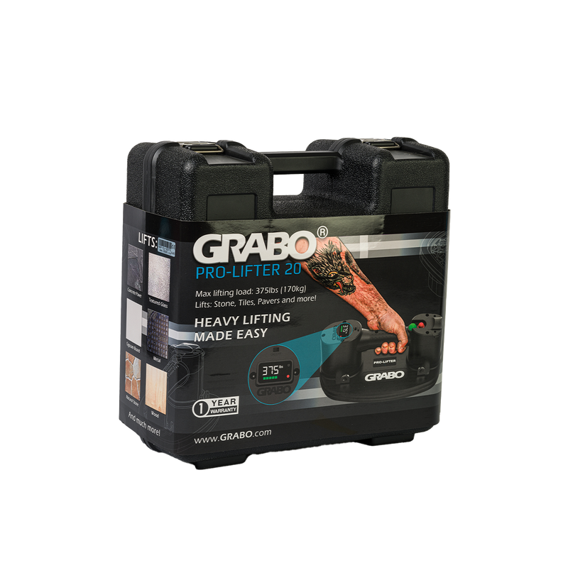 Load image into Gallery viewer, GRABO Pro Cordless Suction Gripster 375 lb Kit with Hardshell Case
