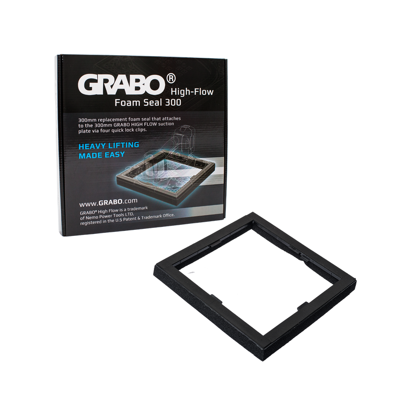 Load image into Gallery viewer, GRABO HighFlow Foam Seal 300, 12x12in Pad, Holds 150 lb
