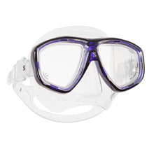 Load image into Gallery viewer, Image Of - Scubapro Flux Twin Mask - Blue/Clear
