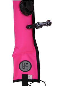 Image of Halcyon Diver's Alert Marker, 3.3' (1 m ) long, closed circuit, Hot pink