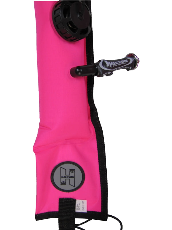 Load image into Gallery viewer, Image of Halcyon Diver's Alert Marker, 3.3' (1 m ) long, closed circuit, Hot pink
