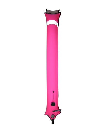 Image of Halcyon Super Big Diver's Alert Marker, 6' (1.8 m) long, closed circuit Hot pink