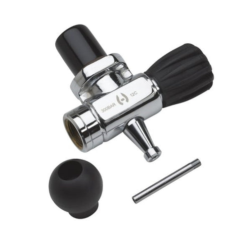 Image Of - Hollis Tv-6800 -- 300 Bar - W/Post & Rubber Boot - Inline Bk