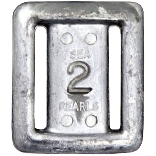 Photo of - 2 LB Uncoated Lace Thru Weights - Scubadelphia DiveSeekers.com