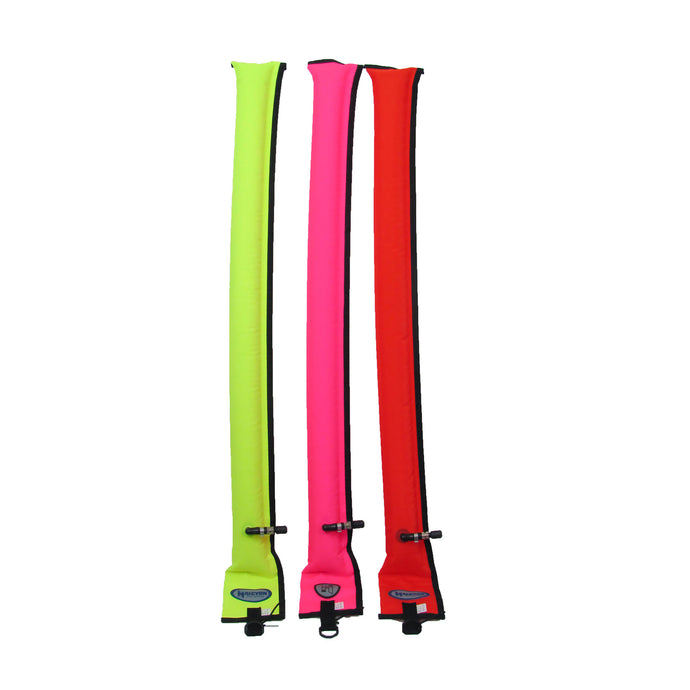 Image Of - Halcyon Diver's Alert Marker, 3.3' (1m) long, oral inflate only, yellow (DISC)