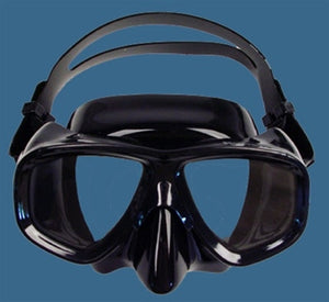 Image Of - Halcyon Low-profile dual lens mask, with black frame and black skirt