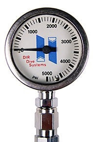 Image Of - Halcyon Submersible pressure gauge for Stage, 0-400 bar, No Hose