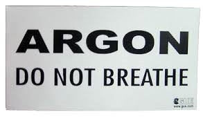Image Of - Halcyon ARGON: DO NOT BREATHE warning decal
