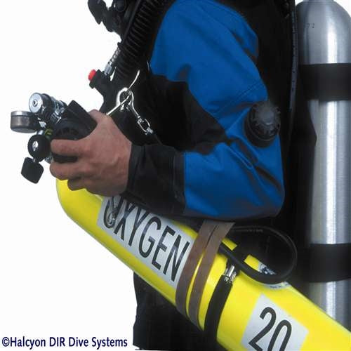 Image Of - Halcyon GUE MOD decal, each: Oxygen 6