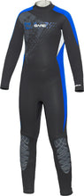 Load image into Gallery viewer, Photo of - BARE 7/6mm Manta Full Wetsuit Youth - Scubadelphia DiveSeekers.com
