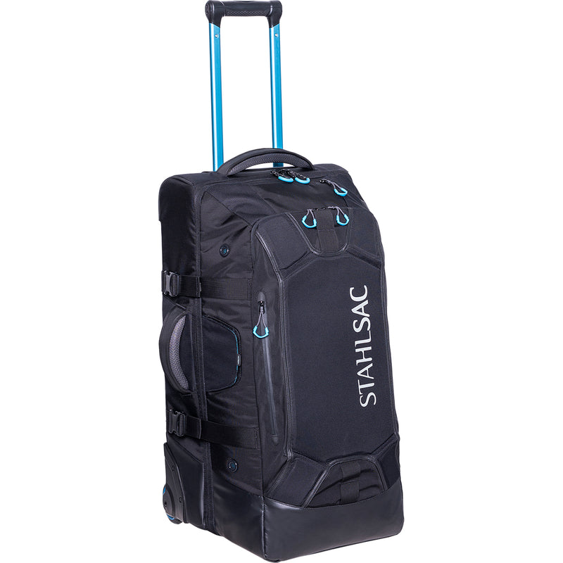 Load image into Gallery viewer, Photo of - Stahlsac 27in Steel Wheeled Bag, Black - Scubadelphia DiveSeekers.com
